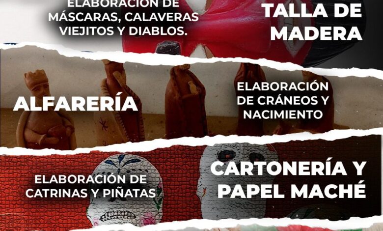 Aprovecha los talleres de orfebrería, alfarería, madera y cartonería que el TAP tiene para ti