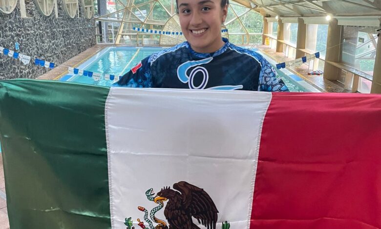 Viaja xalapeña Diana Gómez a Mundial Junior de Natación