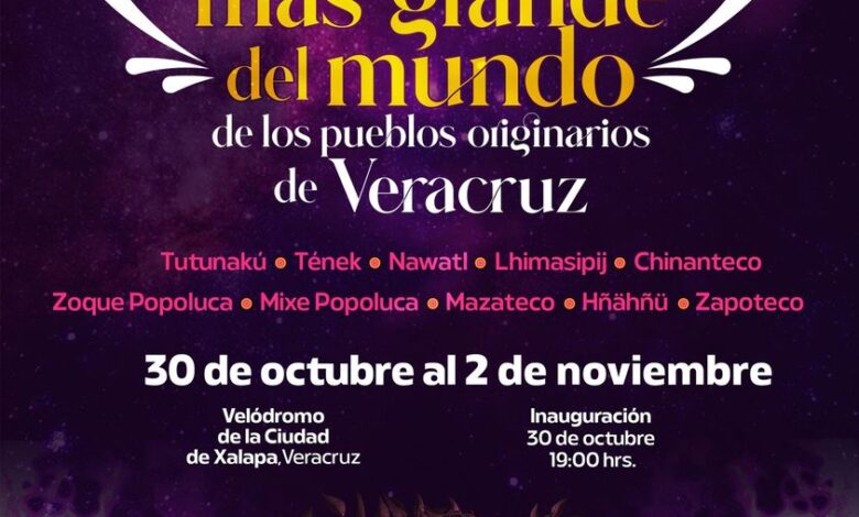 Llega a Xalapa el altar más grande del mundo de los pueblos originarios de Veracruz