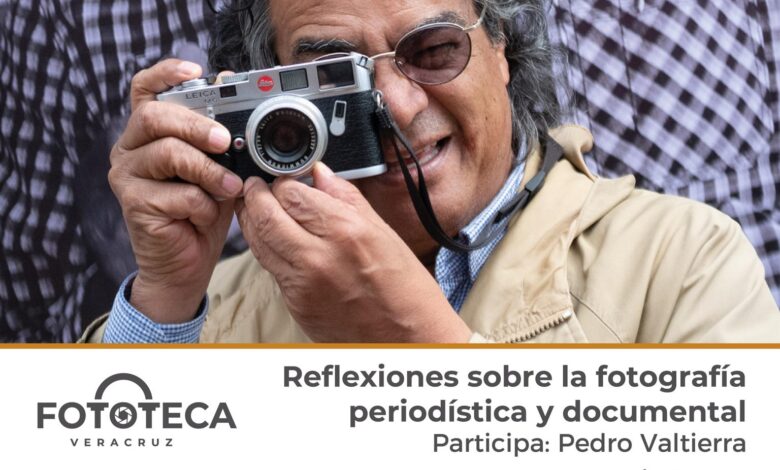 Invita IVEC a conferencia con el reconocido fotoperiodista Pedro Valtierra, en la Fototeca de Veracruz 