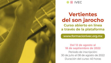 Invita IVEC al curso virtual “Vertientes del son jarocho”, en su Plataforma Digital de Formación