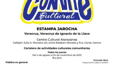 Invita IVEC al Convite Cultural “Estampa Jarocha”, en el Centro Cultural Atarazanas