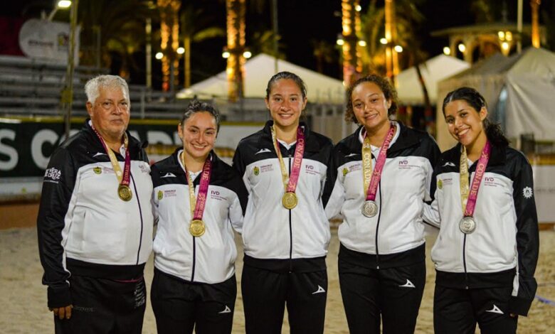 Oro y plata para el voleibol de playa veracruzano en JNC