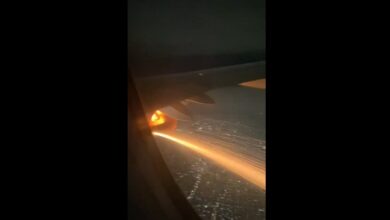 Captan turbina en llamas en vuelo de Viva Aerobus