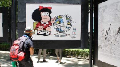 Mafalda ha llegado a Paseo de la Reforma con la expo “El Mundo de Quino”