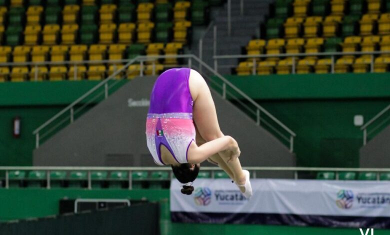 Triunfan veracruzanos en Panamericano de gimnasia trampolín