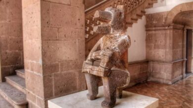 ¡Al fin! INAH recupera la escultura del hombre-coyote de Tacámbaro