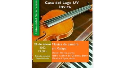 Música de cámara en Xalapa, en la Casa del Lago UV