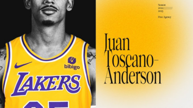Juan Toscano, nuevo jugador de Los Lakers