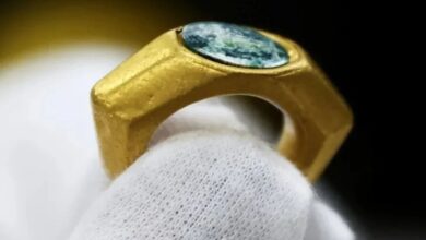 Rescatan anillo del siglo III; tiene tallada la imagen de Jesucristo
