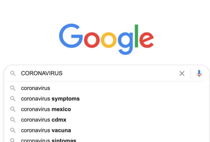 Coronavirus, el término más buscado en Google