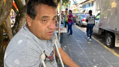 Rubén, indigente discapacitado que sufre indiferencia de autoridades