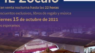 Realizan ‘venta nocturna’ en la Feria del Libro del Zócalo 2021