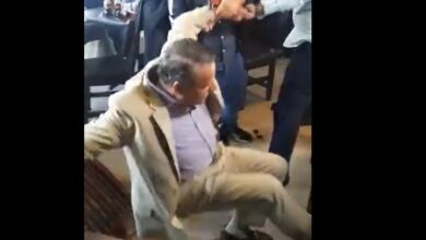 Video: Alfredo Adame cae al enfrentar al abogado de Carlos Trejo