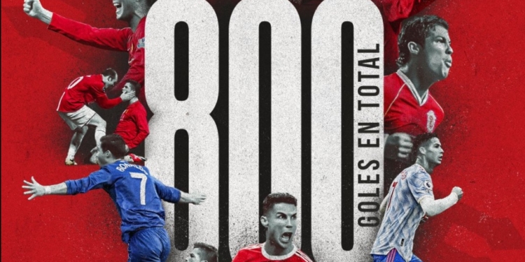 ¡Histórico! Cristiano Ronaldo llega a 800 goles en su carrera