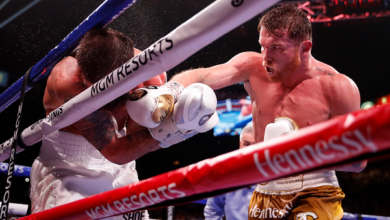 Canelo noquea a Cleb Plant y se queda con el campeonato de pesos supermedianos