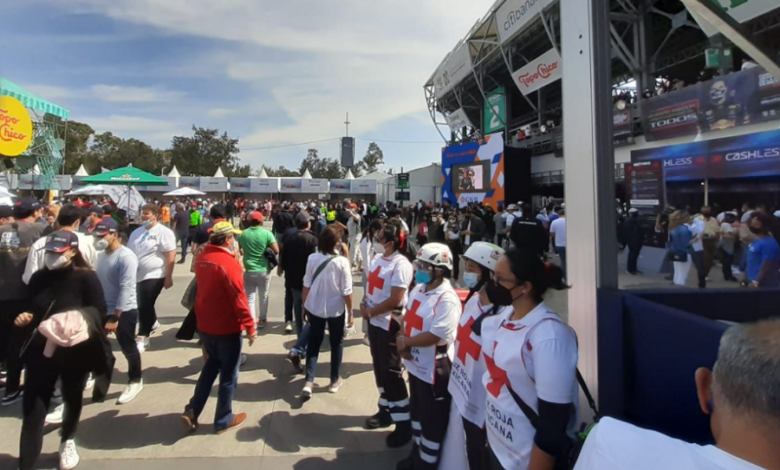 Inicia Cruz Roja Mexicana operativo de apoyo a asistentes al Gran Premio de México