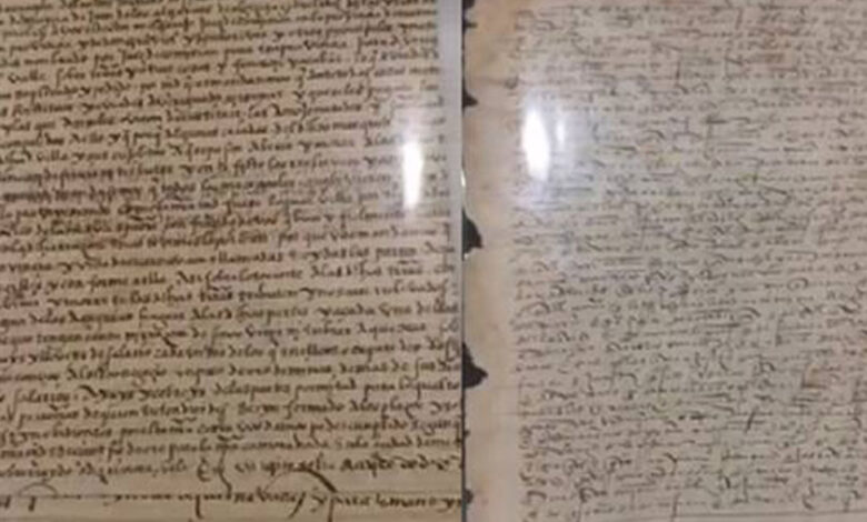 Recupera México carta histórica de Hernán Cortés