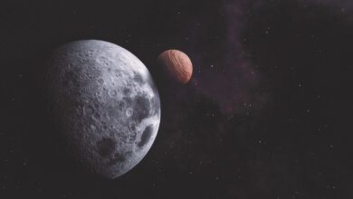 Marte y la Luna ‘se besarán’ en una deslumbrante noche de sábado