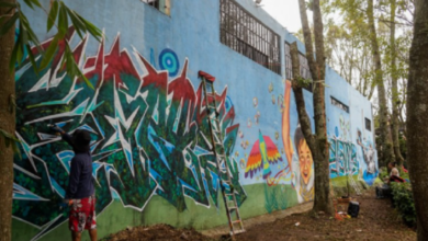 Artistas urbanos y Fundamentos crean mural