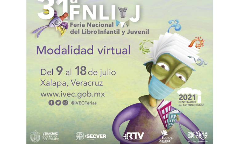 Anuncia IVEC que 31 Feria Nacional del Libro Infantil y Juvenil 2021 será virtual