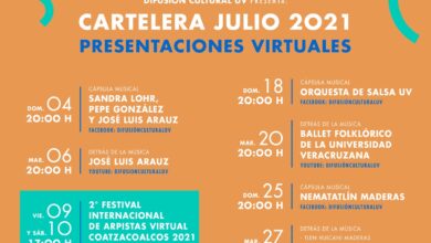 Mucha música y teatro en la cartelera de julio de Difusión Cultural UV