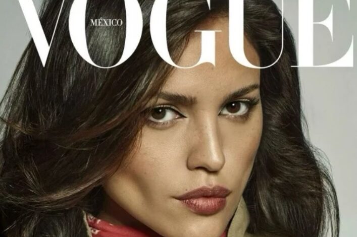 Deslumbra Eiza González en la portada de «Vogue»