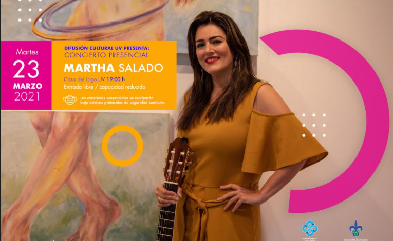 Concierto de guitarra clásica con Martha Salado para disfrutar en Casa del Lago UV