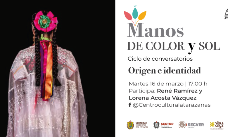 Presenta IVEC ciclo de conversatorios “Manos de color y sol”, con René Ramírez Ordoñez