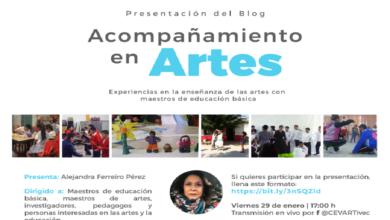 El CEVART invita a la presentación del blog Acompañamiento en Artes