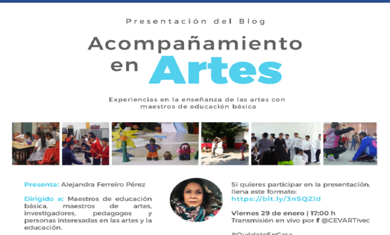 El CEVART invita a la presentación del blog Acompañamiento en Artes