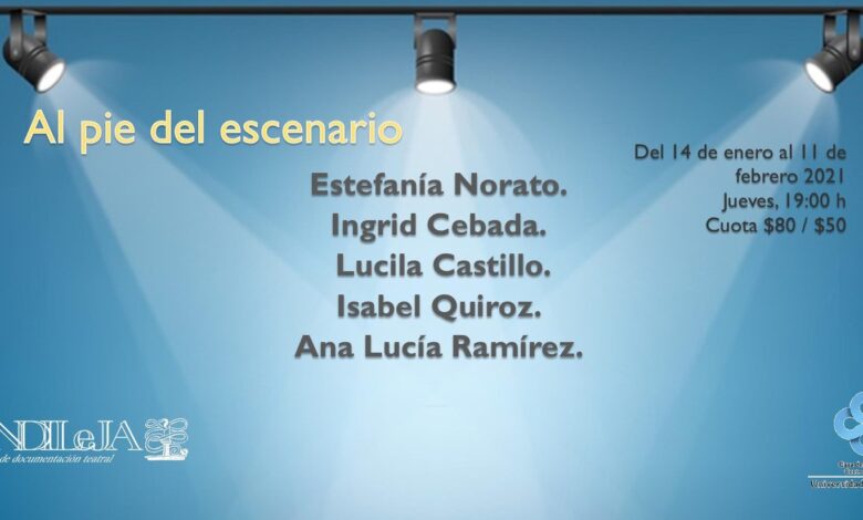 Casa del Lago presenta “Al pie del escenario”, dramaturgia escrita por mujeres