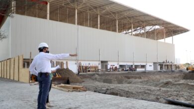 Supervisa el Gobernador avance de construcción de la Escuela de Béisbol «Beto Ávila»