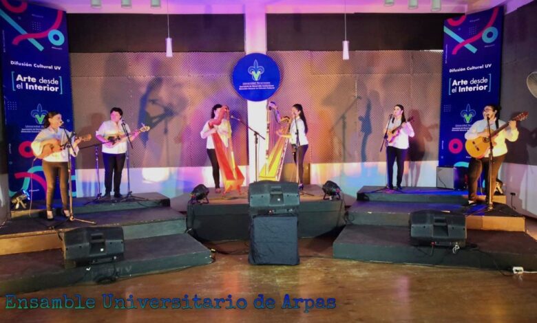 Difusión Cultural UV presentará al Ensamble Universitario de Arpas