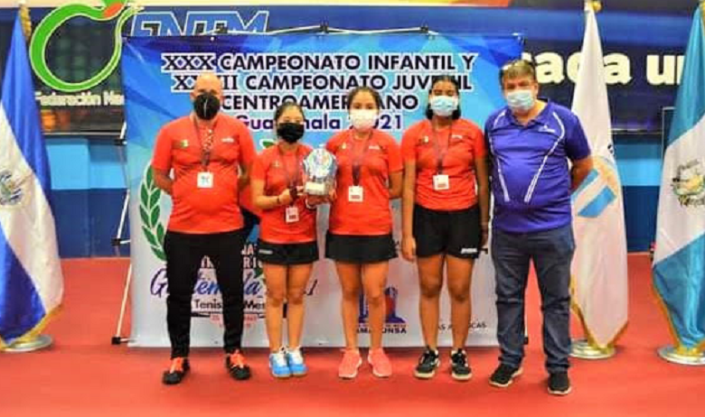 Ganan medallas tenismesistas veracruzanos en Guatemala