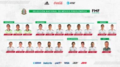 México presenta lista de convocados para el preolímpico de fútbol