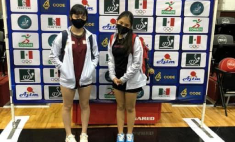 Veracruzanas calificaron al Centroamericano Juvenil de Tenis de Mesa 2021