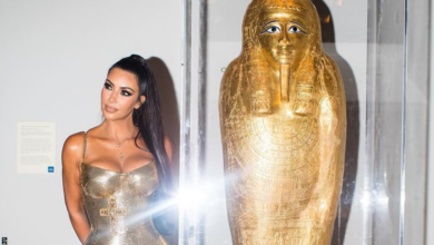 Una de historia: Kim Kardashian ayudó a recuperar un sarcófago perdido