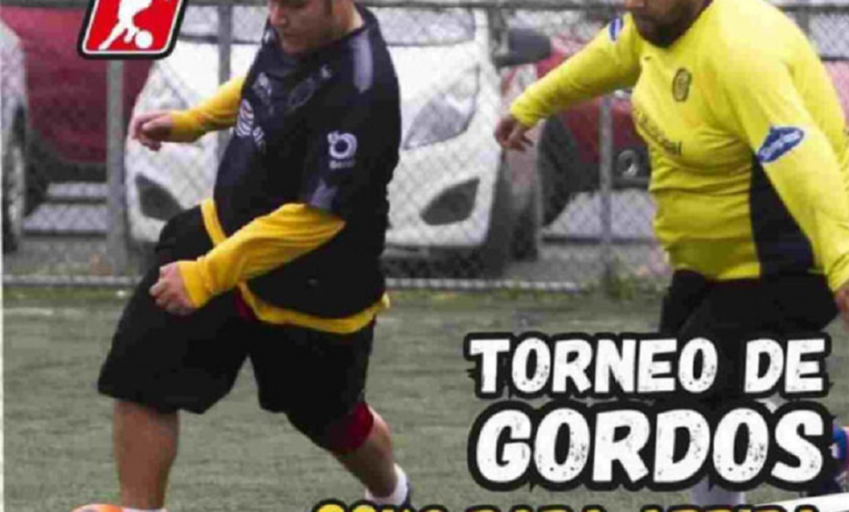 Crean torneo de futbol “para gordos” en Veracruz