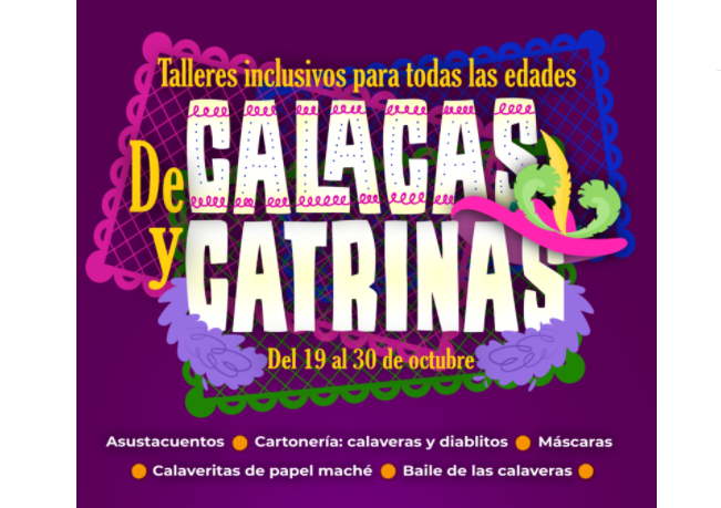 IVEC inicia ciclos virtuales gratuitos «De calacas y catrinas» por Día de Muertos