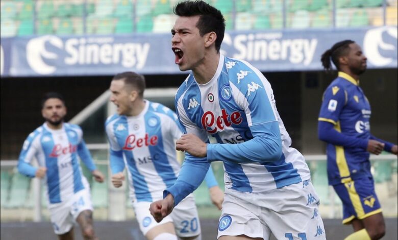 Chucky Lozano anota el gol más rápido de la historia del Napoli