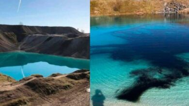 Inglaterra pinta laguna para que no tomen fotos durante aislamiento