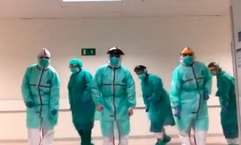 Video Al ritmo de Single Ladies, médicos bailan para olvidar el Covid-19