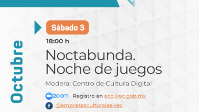 Invita IVEC a sesión de Noctabunda, en el marco del MECCVER 2020