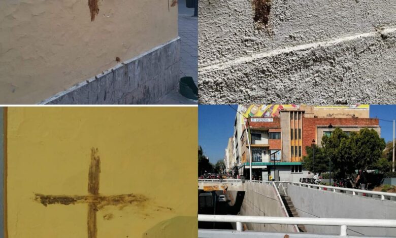 Siguen apareciendo “cruces de caca” en Guadalajara