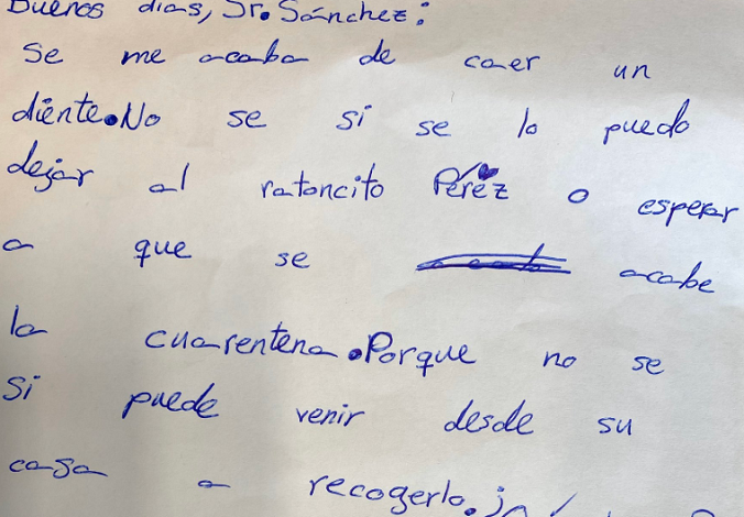 «¿El Ratón de los dientes trabaja en cuarentena?»