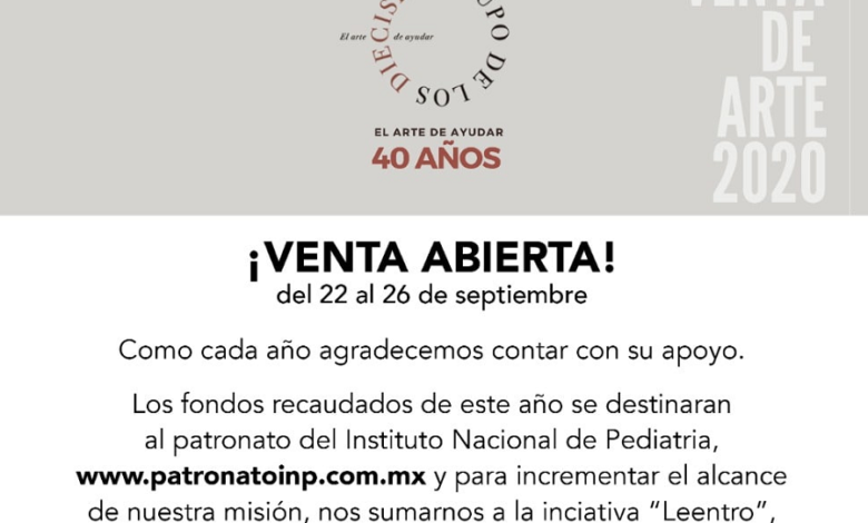 La Voz de Polanco anuncia la Venta de Arte 2020