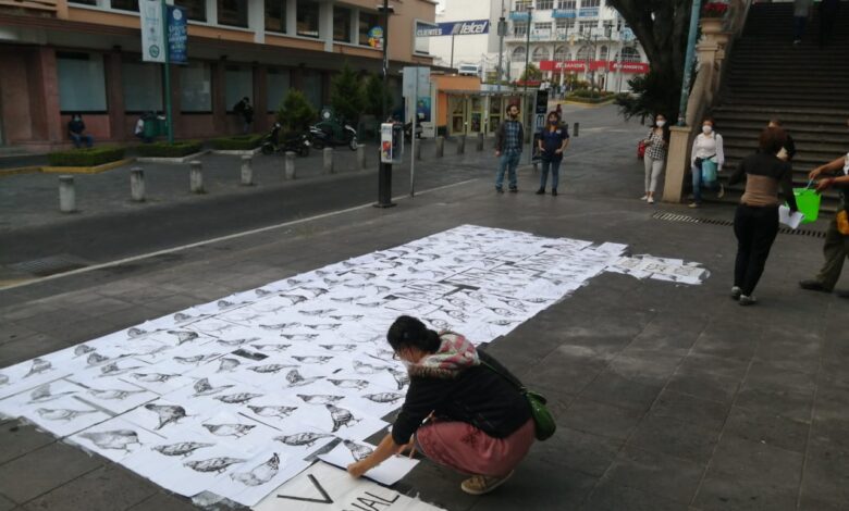 Artistas realizan exposición alterna a la Bienal 2020