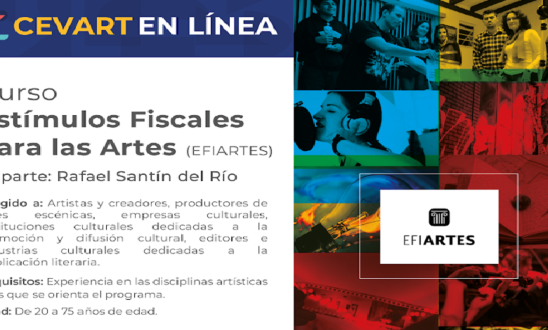 CEVART invita al Curso sobre Estímulos Fiscales para las Artes