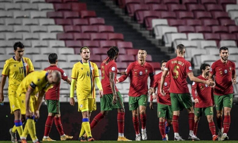 Portugal humilla 7-0 a Andorra rumbo a la UEFA Nations League